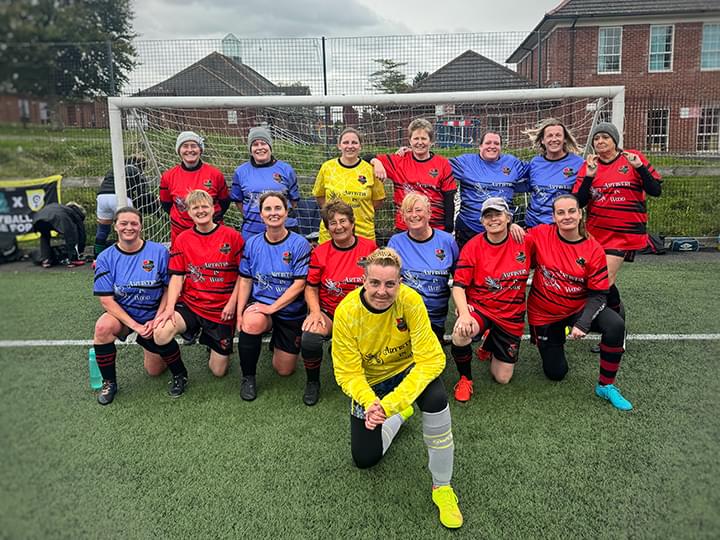 BWFC Women in their sponsored kit